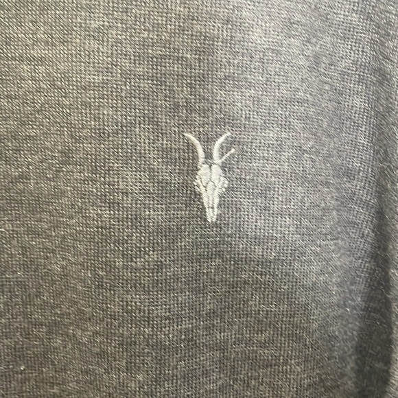 All Saints - Long Sleeve 100% Merino Sweater - Dark Grey - XL - Picture 3 of 6
